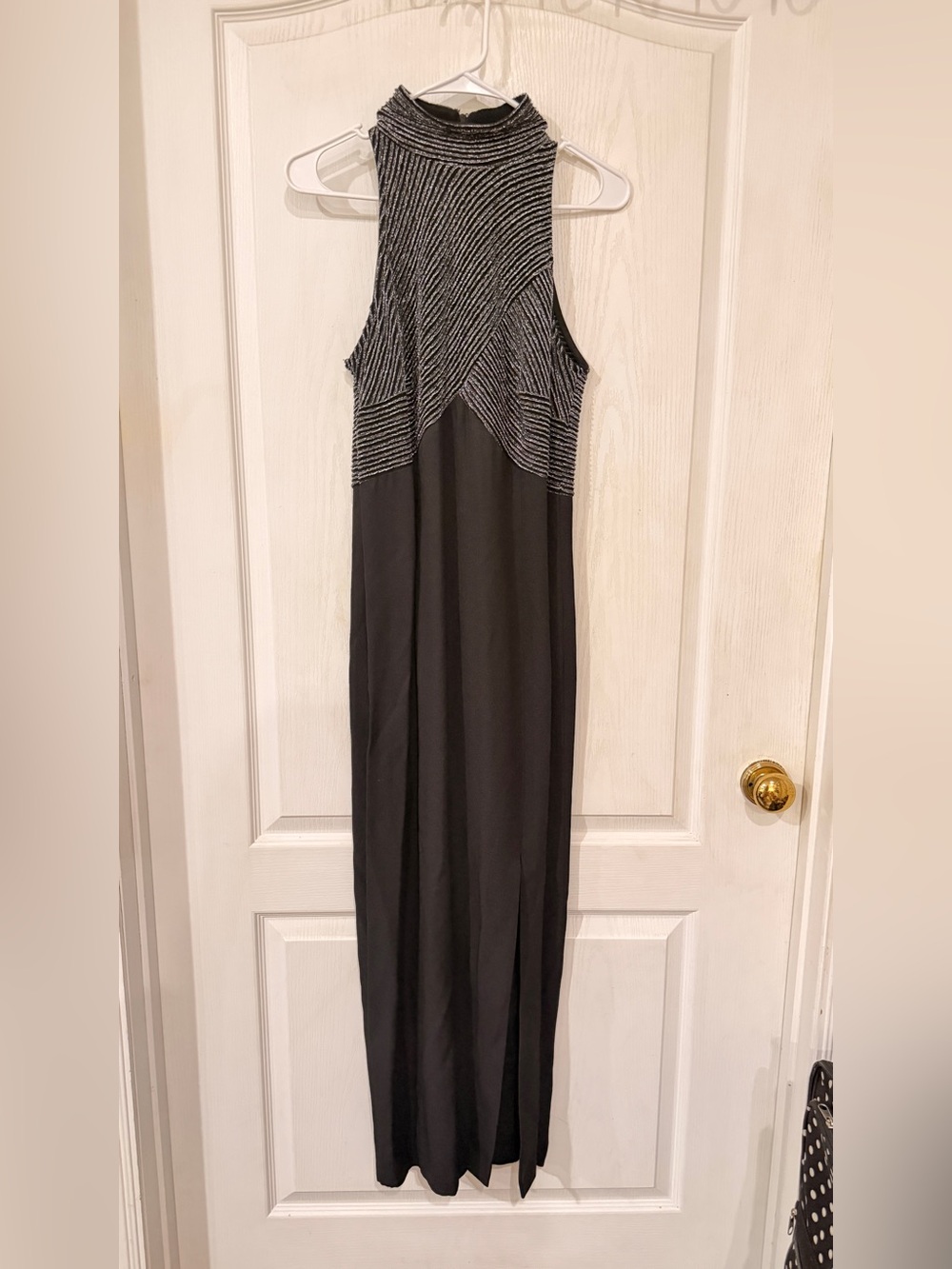 Vintage Virgo II Halter Maxi Dress with Slit